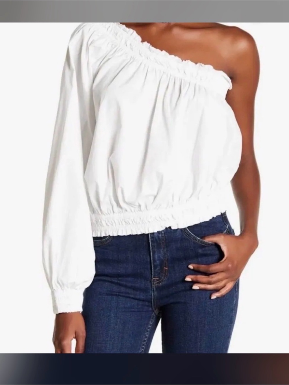 Free People Annabelle Asymmetrical Top-Copper Tag